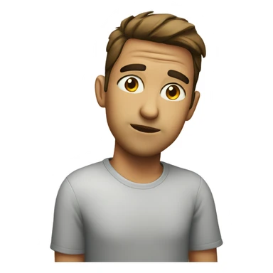 Side eyes face  sticker