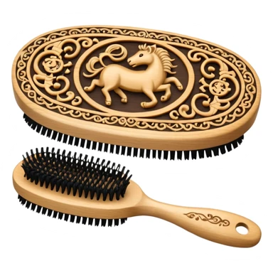 horoscope hairbrush sticker