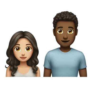 Boyfriend and girlfriend sticker