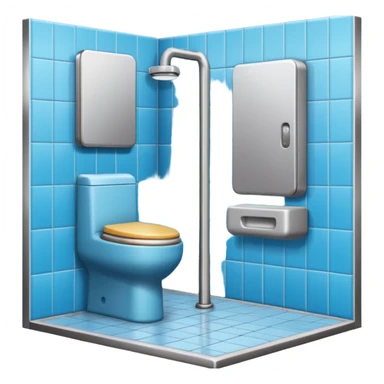 public restroom sticker