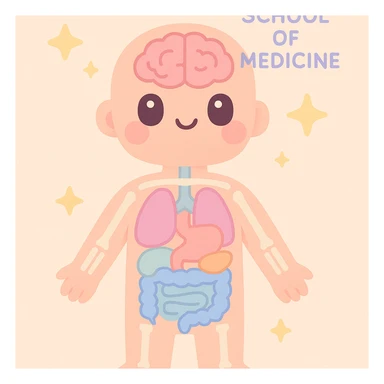 human anatomy subject of school of medicine sticker