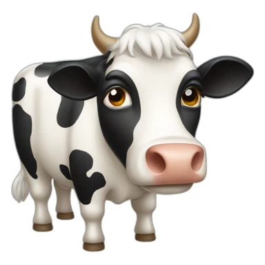 Vache méchante sticker