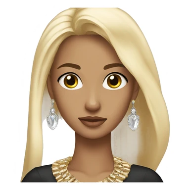 blonde and brunett with stunning jewelry sticker