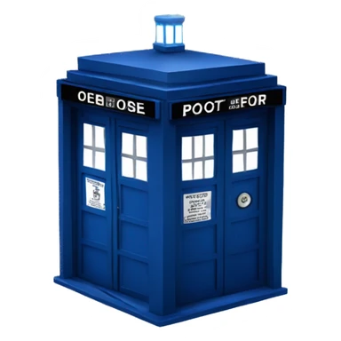 TARDIS sticker