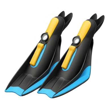 scuba diving fins sticker