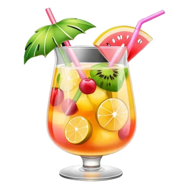 beach coctail drink sticker
