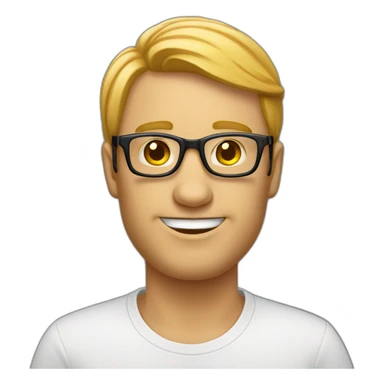 Un homme avec des lunette de soleil qui fait un doigts d'honneur sticker