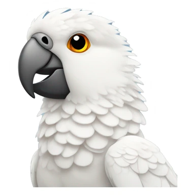 happy Corella parrot sticker