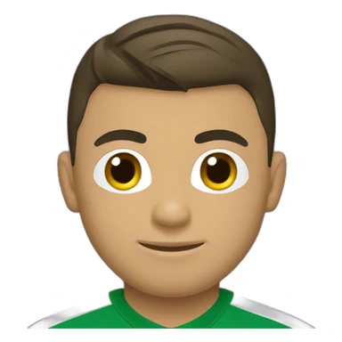 cristiano ronaldo playing for algeria sticker