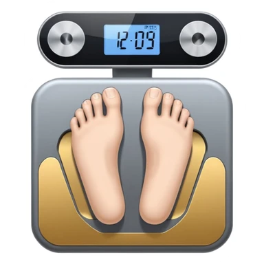 a grey weighing machine for human body, with no smily faces sticker