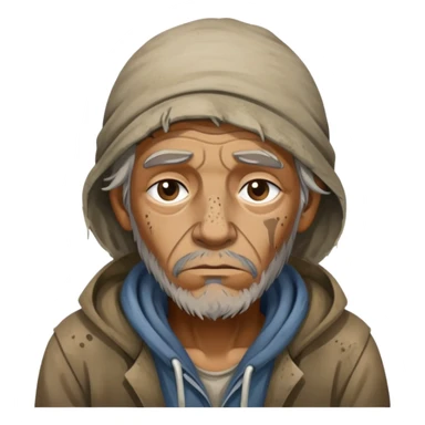 homeless person sticker