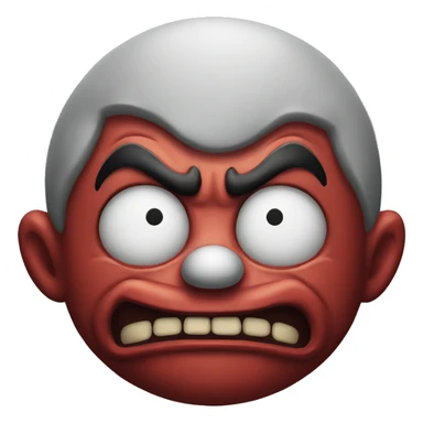 Angry clown saying you will regret this sticker