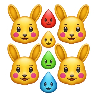 labubu emoji sticker