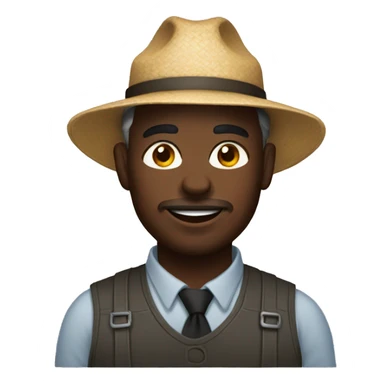 black farmer sticker