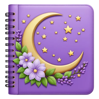 lilac moon planner sticker