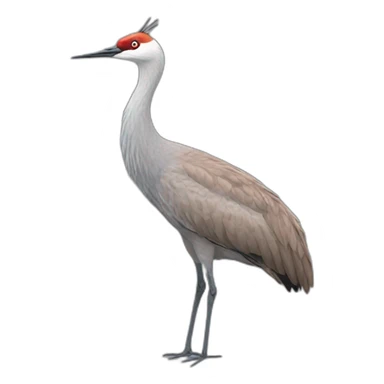 sandhill crane sticker