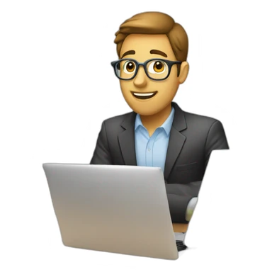 A coordinator searching for people to join his group sticker