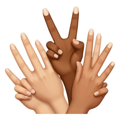 Friends who show the middle finger  sticker