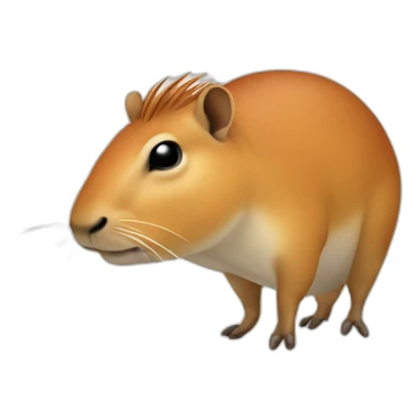 Capivara soltando pipa sticker