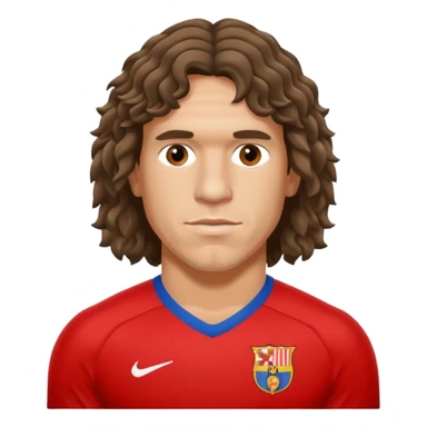 carles puyol football player sticker
