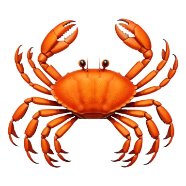 Eight legged crab sticker