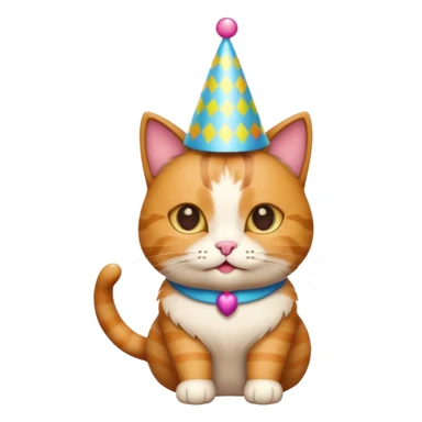 Cat celebrating  sticker