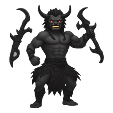 Black Oni sticker