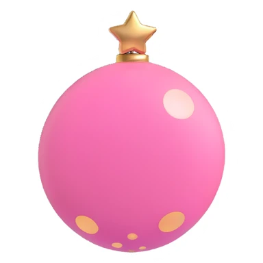 shiny pink gold dot sticker