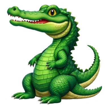 Aligator wearing muslim hat sticker