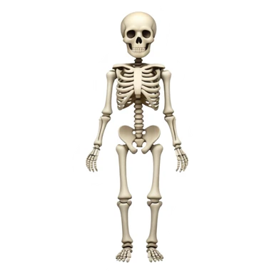 Full body skeleton ￼ sticker
