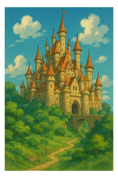 castle fairy tales sticker