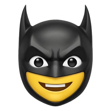 Batman themed emoji sticker