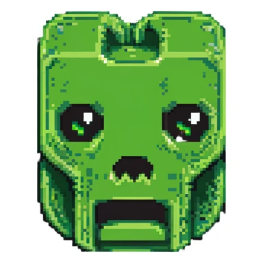 minecraft creeper face sticker