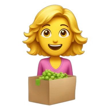 excited-shopping sticker