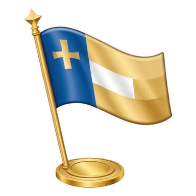 simple flag emoji following the theme of "chronos" and gods of olympus sticker