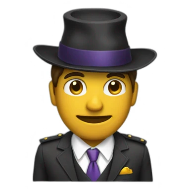 Senyor con traje sticker