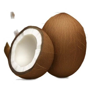 Tropical mix coconut sticker