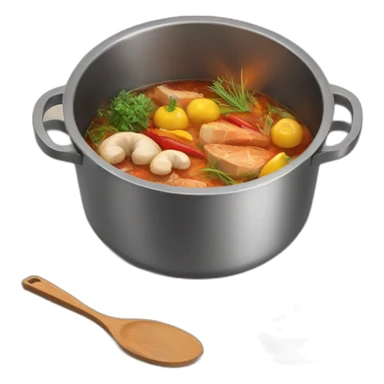 cooking various things in a pot sticker