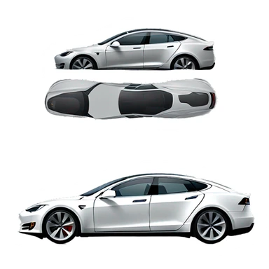 Tesla model s sticker