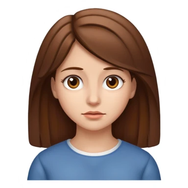 Teresa from the Maze Runner, neutral expression sticker