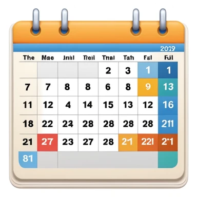 calendar sticker