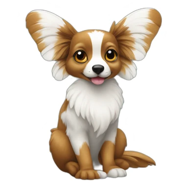 Un canard papillon sticker