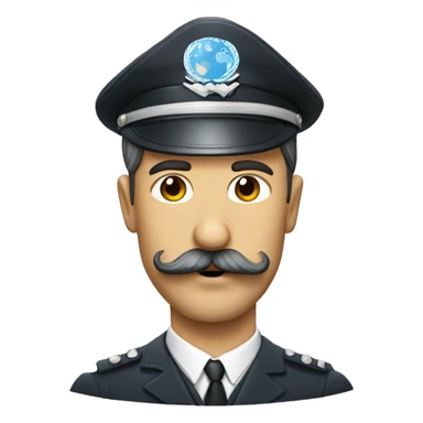 Un perr con bigote  sticker