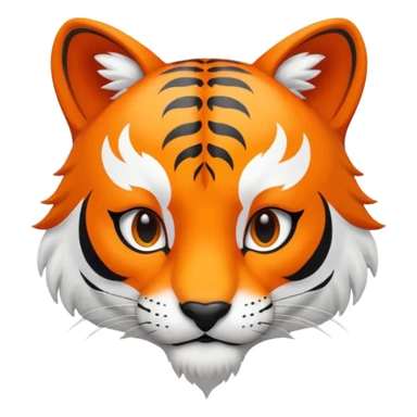 renard et tigre blanc sticker