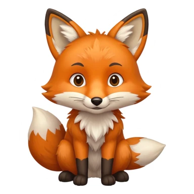renard qui a besoin d'un calins sticker