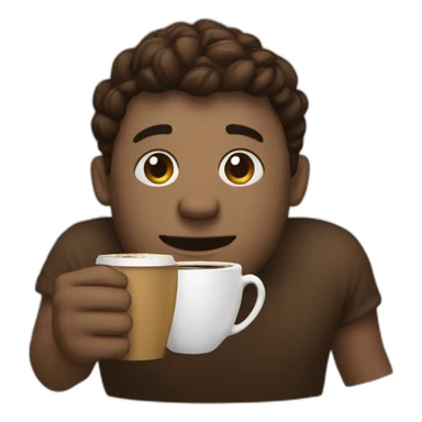 dit with coffe sticker