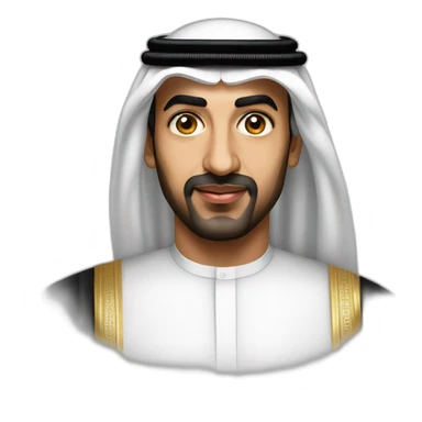 Shaikh Mohammed bin Zayed sticker