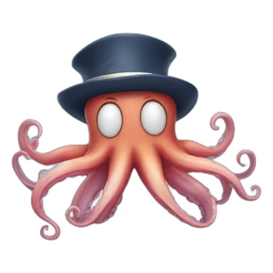 squid doing salute sticker