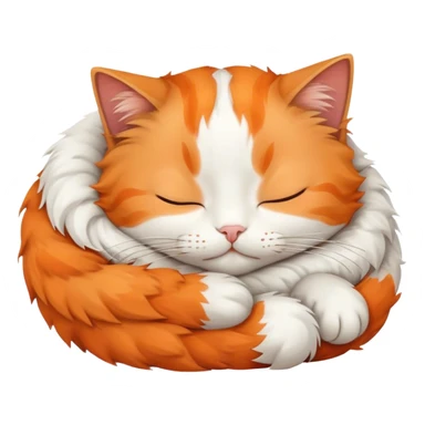 Cat sleeping  sticker