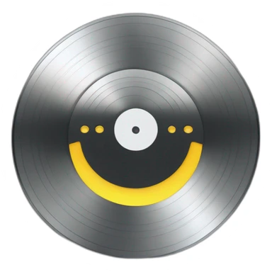 Vinyl disque sticker